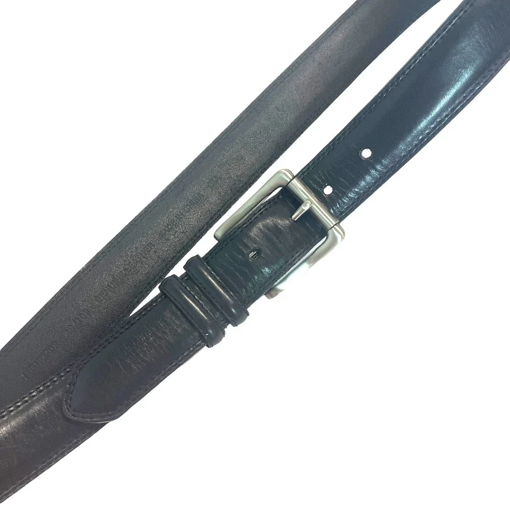 Unbranded Mens Genuine Leather Belt Size 40‎ Black